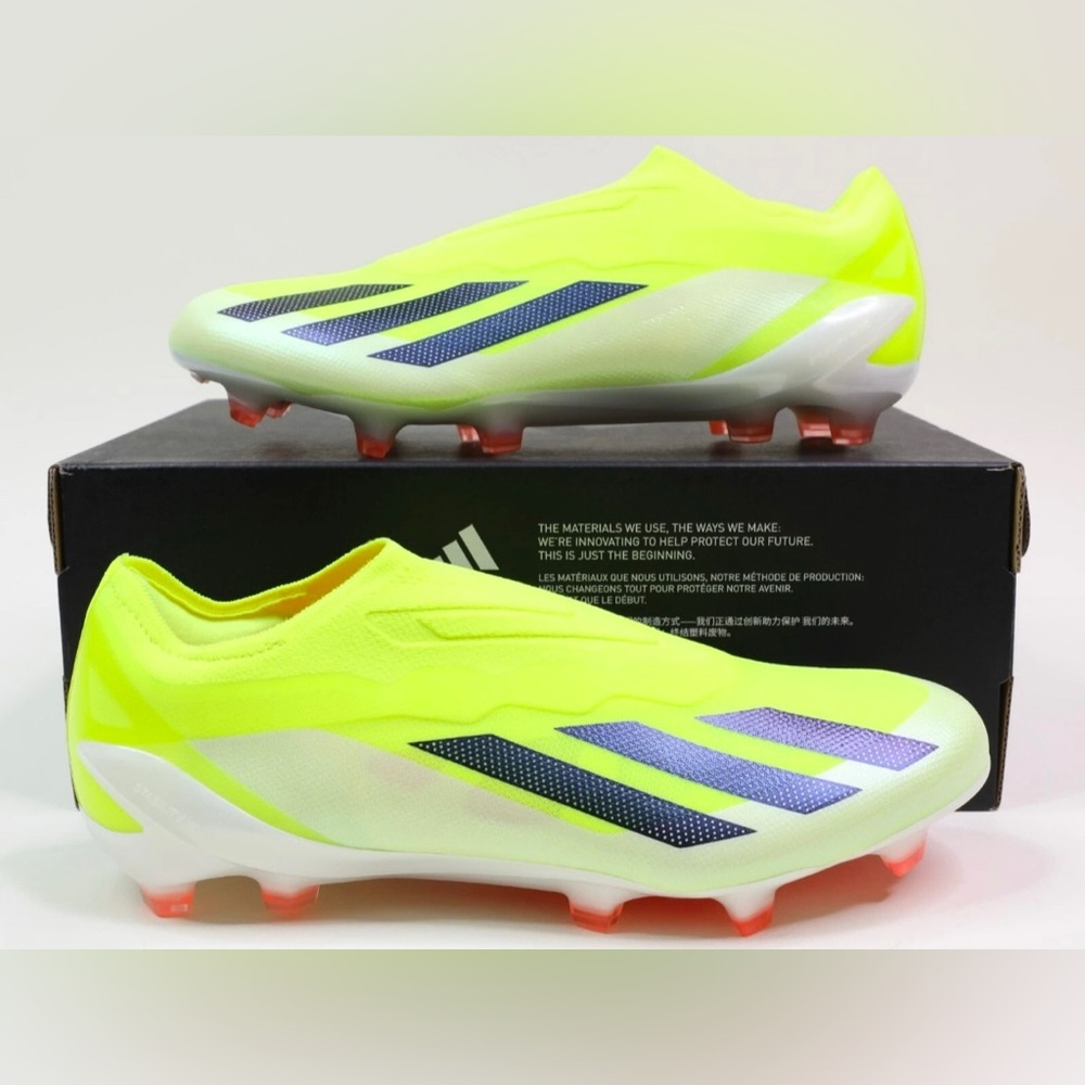 Adidas X CrazyFast ELITE Laceless FG boots men’s Soccer Cleats IG0612 size 12.5
